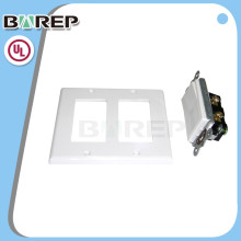 Wholesale customized duplex standard safety plastic electrical cover plates